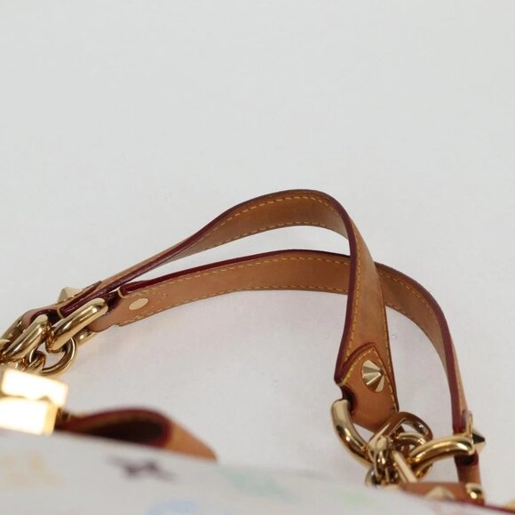 LOUIS VUITTON Monogram Multicolor Annie GM Tote Bag White M40303 LV Auth 133621V - Picture 9 of 16
